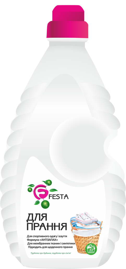 Гель для прання універсальний (спорт) FESTA, 3л